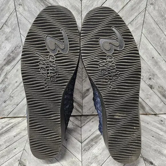 Bernie Mev Smooth Cha Cha Slip On Wedge Blue Womens 40 - Picture 7 of 7